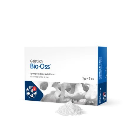 GEISTLICH BIO-OSS, WOŁOWY SUBSTYTUT KOŚCI, GRANULKI 1-2 MM, 1 G (~3,0 CM3)