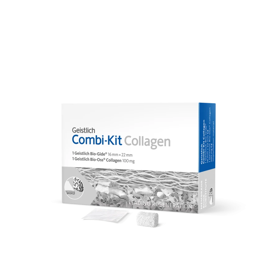 GEISTLICH COMBI-KIT COLLAGEN - ZESTAW BIO-OSS COLLAGEN 100 MG + BIO-GIDE® 16 X 22 MM