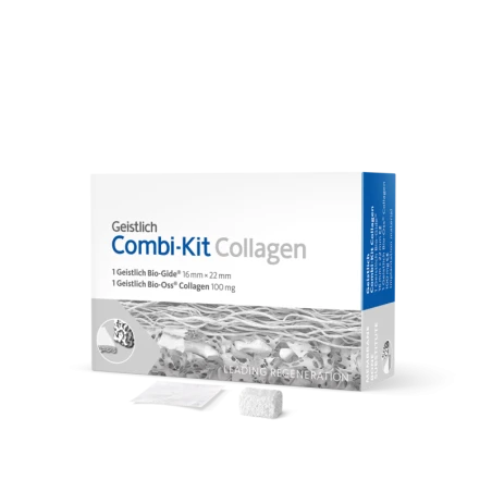 GEISTLICH COMBI-KIT COLLAGEN - ZESTAW BIO-OSS COLLAGEN 100 MG + BIO-GIDE® 16 X 22 MM