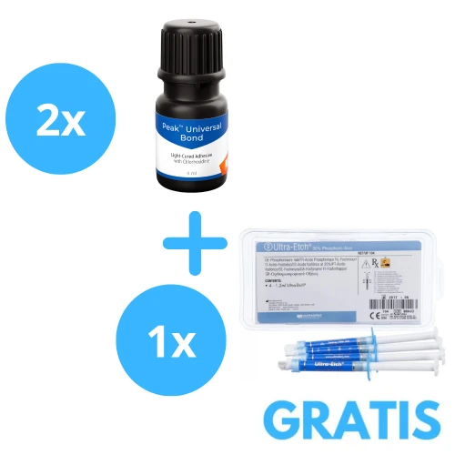 2 x Peak Universal BOND + Gratis Ultra-Etch ( 4 x 1,2 ml )