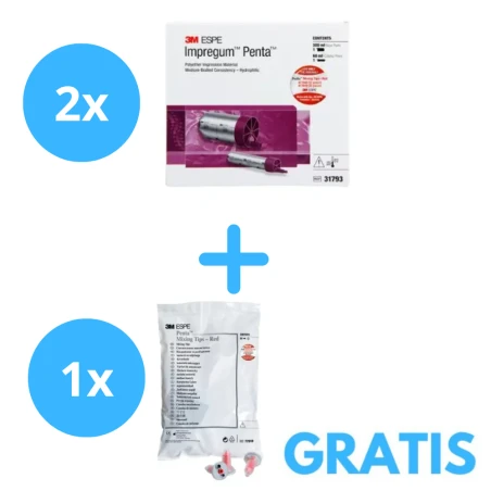 2 x Impregum Penta / Soft  + Gratis 1x  Końcówki Penta do Pentamix 50 szt