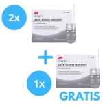 2 x Clinpro Clear do Fluoryzacji 0,5 ml x 50 + 1 x Gratis Clinpro Clear do Fluoryzacji 0,5 ml