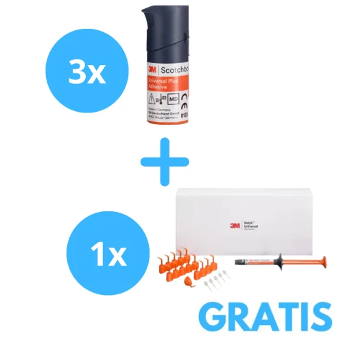 3 x Scotchbond Universal Plus 5ml + Gratis RelyX Universal 3,4g w odcieniu A1 lub TR