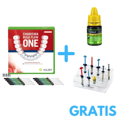 1 x CHARISMA BULK FLOW ONE ZESTAW + Gratis ( GLUMA BOND UNIVERSAL + STOJAK NA KOMPOZYT)