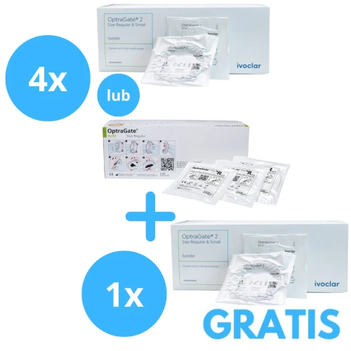4 x Optragate 2 / Optragate + Gratis 1 x Optragate 2 ( Regular , Small , Assortyment )