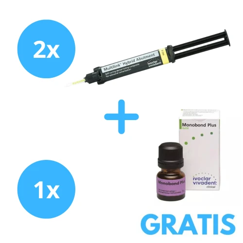 2 x Multilink Hybrid Abutment Refill H0 + Gratis 1x MonoBond Plus 5g