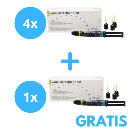 4 x Variolink Esthetic DC 5g + Gratis 1 x Variolink Esthetic DC 5g