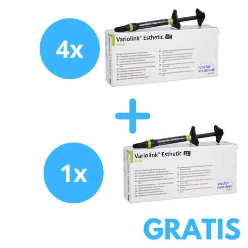 4 x Variolink Esthetic LC 2g + Gratis Variolink Esthetic LC 2g