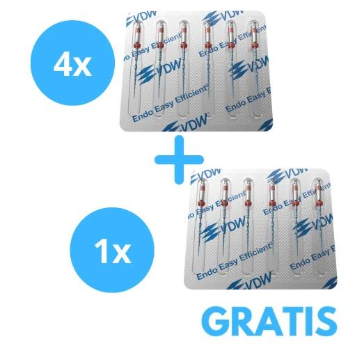 4 x Reciproc / Reciproc Blue + Gratis ( 1 x Reciproc Blue 6 sztukowy rozmiar R25/25mm )