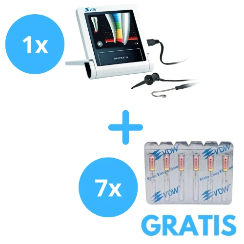1 x Raypex 6 + Gratis 7 x C-Pilot VDW ISO 10/25mm ( 6 Sztukowy )