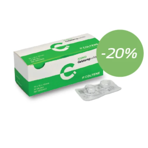 Gelatamp White,10 × 10 × 10 mm, 24 szt
