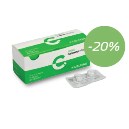 Gelatamp White,10 × 10 × 10 mm, 24 szt