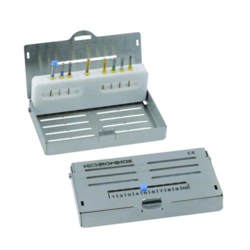 Endo Pro 12 - Stalowy Endoboks z 12 otworami na instrumenty endo