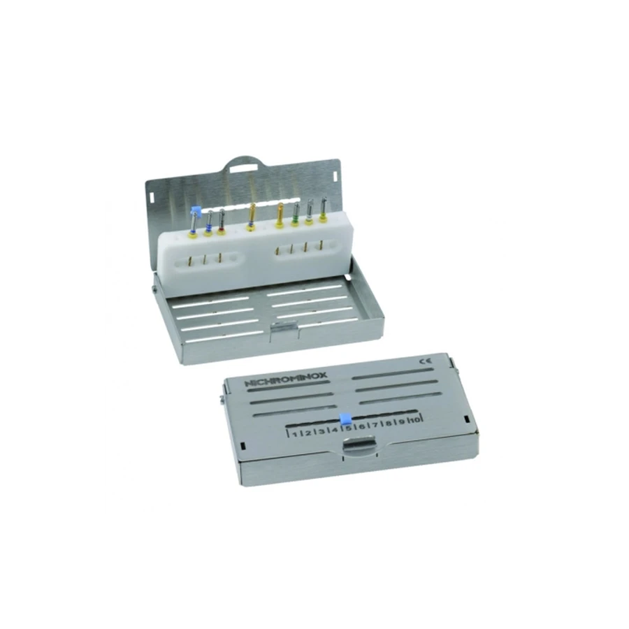 Endo Pro 12 - Stalowy Endoboks z 12 otworami na instrumenty endo