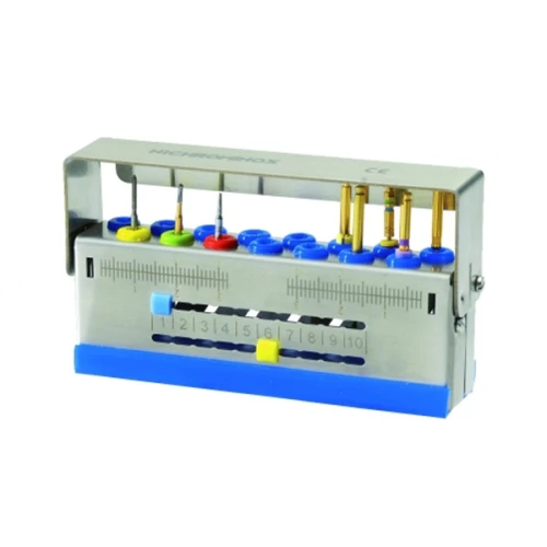 Endo Star 12 - Stalowy Endobox z 12 otworami na instrumenty endo