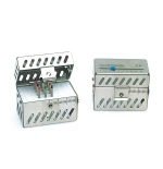 Endo Cassette 2 - Stalowy endobox z 32 otworami na instrumenty endo.