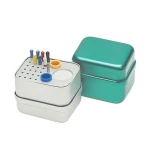 Endo Micro Plus - Aluminiowy Endobox z 24 otworami na instrumenty endo