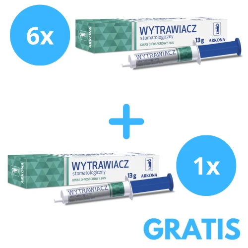 6 x Wytrawiacz 13g + Gratis 1 x Wytrawiacz 13g