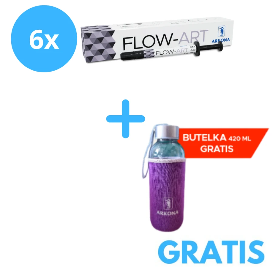 6 x Flow-Art + Szklana Butelka GRATIS 6 x Flow-Art + Szklana Butelka GRATIS