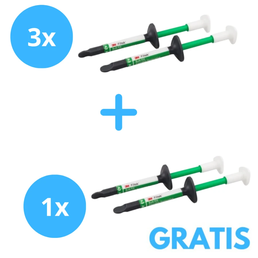 3 x Filtek Bulk Fill Flowable + Gratis 1 x Filtek  Bulk Fill Flowable  Strzykawka  A2/A3
