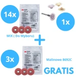 14 x Sof-Lex + 1 x Sof-lex Diamond (5092IM) + Gratis 3 x Sof-lex Malinowe (8692C)