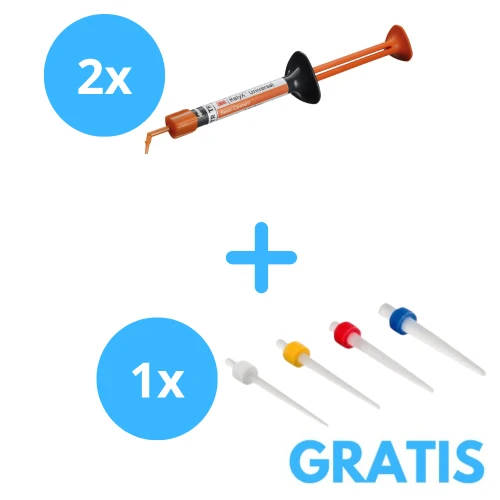 2 x Relyx Universal 3,4g + Gratis 1 x Relyx Fiber Post ( 10 szt )