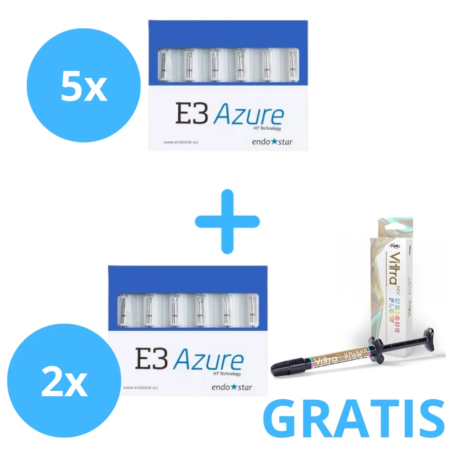 5 x Endostar Azure ( 6 sztukowe )  + Gratis 2 x Endostar Azure ( 6 sztukowe ) + 1 x  Vittra Unique Flow 2g