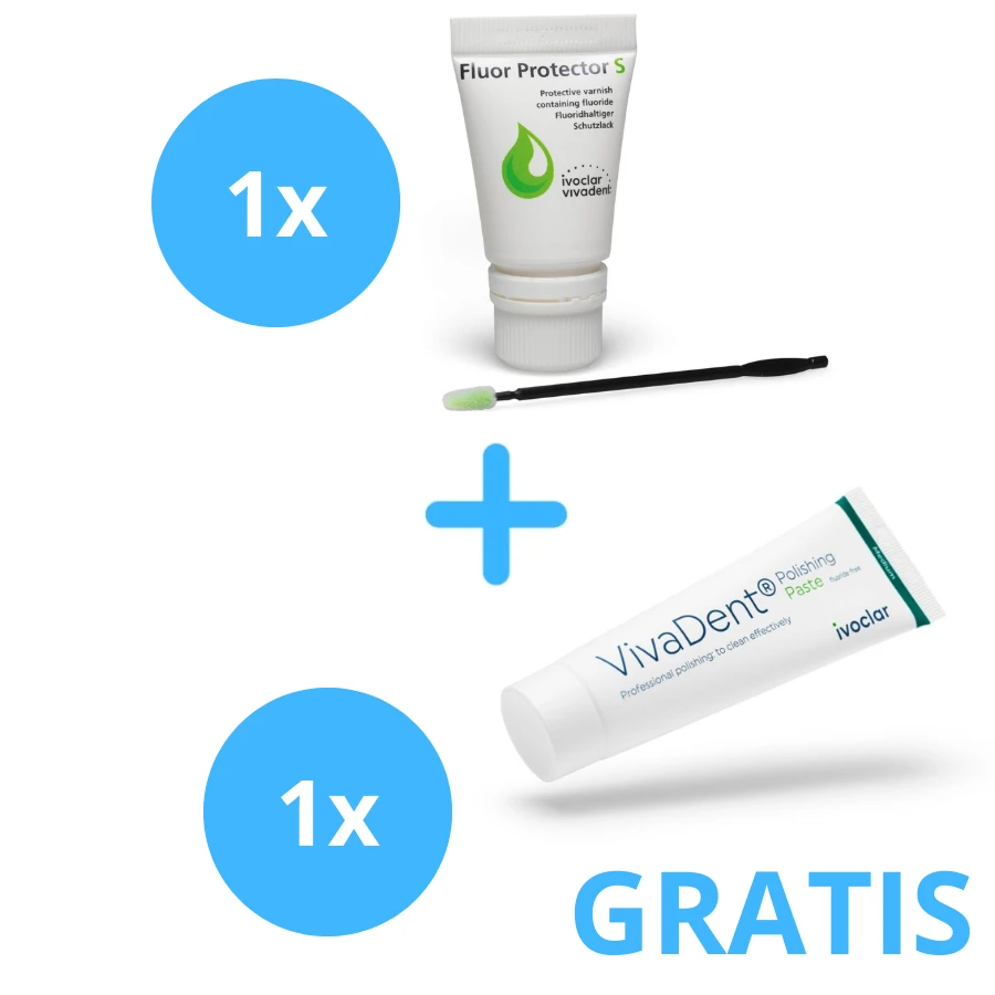 1 x Fluor Protector S 1x7g + Gratis 1 x Vivadent Polishing Paste 80g