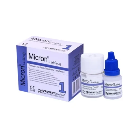 Micron Luting- Cement Glasjonomery do mocowania koron i mostów (Proszek 15g płyn 10ml)