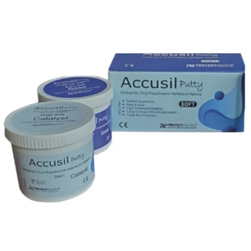 Accusil Putty Soft- silikonowa masa wyciskowa I warstwa (1x300ml baza + 1x300ml katalizator)