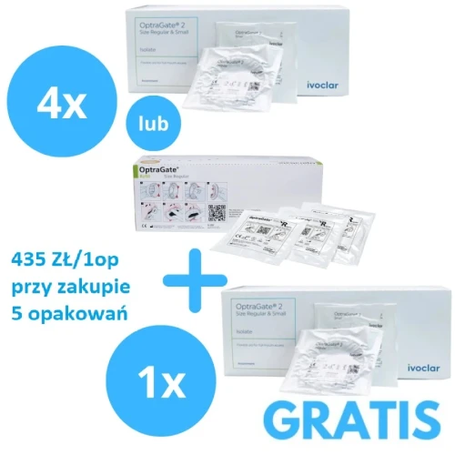 4 x Optragate 2 / Optragate + Gratis 1 x Optragate 2 ( Regular , Small , Assortyment )