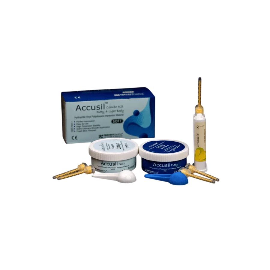 Accusil Combo Kit Putty + Light Body- Zestaw Mas Wyciskowych ( I oraz II warstwa)