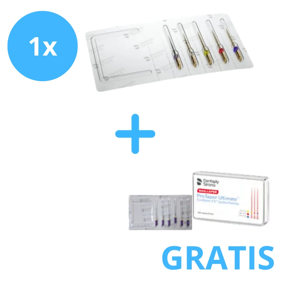 2 x ProTaper Ultimate Sequence + Gratis 1 x Gutaperka ProTaper Ultimate Assortment