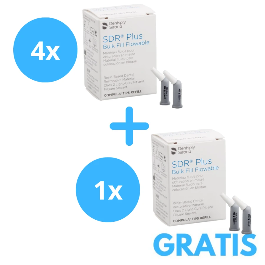 4 x SDR Plus ( 15 kompiul ) + Gratis  1x SDR Plus Refill (15 kompiul) A2
