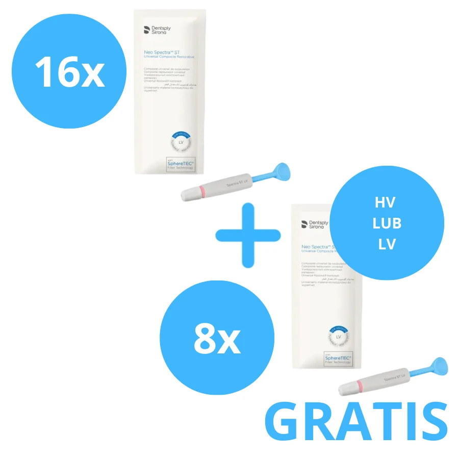 16 x Neo Spectra ST (strzykawka 3 g)  HV/LV/Effects + Gratis 8x Neo Spectra ST (strzykawka 3 g)   A2 HV LUB LV