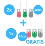 2 x Clinpro Clear do Fluoryzacji 0,5 ml x 50 + 1 x Gratis Clinpro Clear do Fluoryzacji 0,5 ml