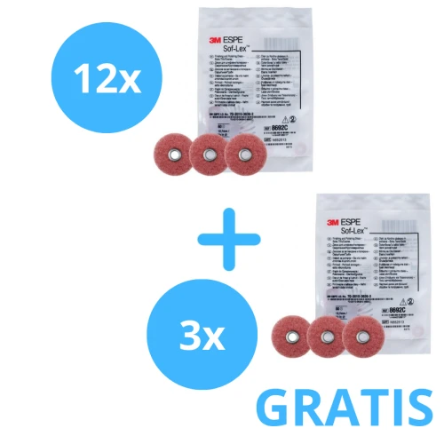 12 x Sof-Lex + Gratis 3 x Sof-Lex ( 8692C )