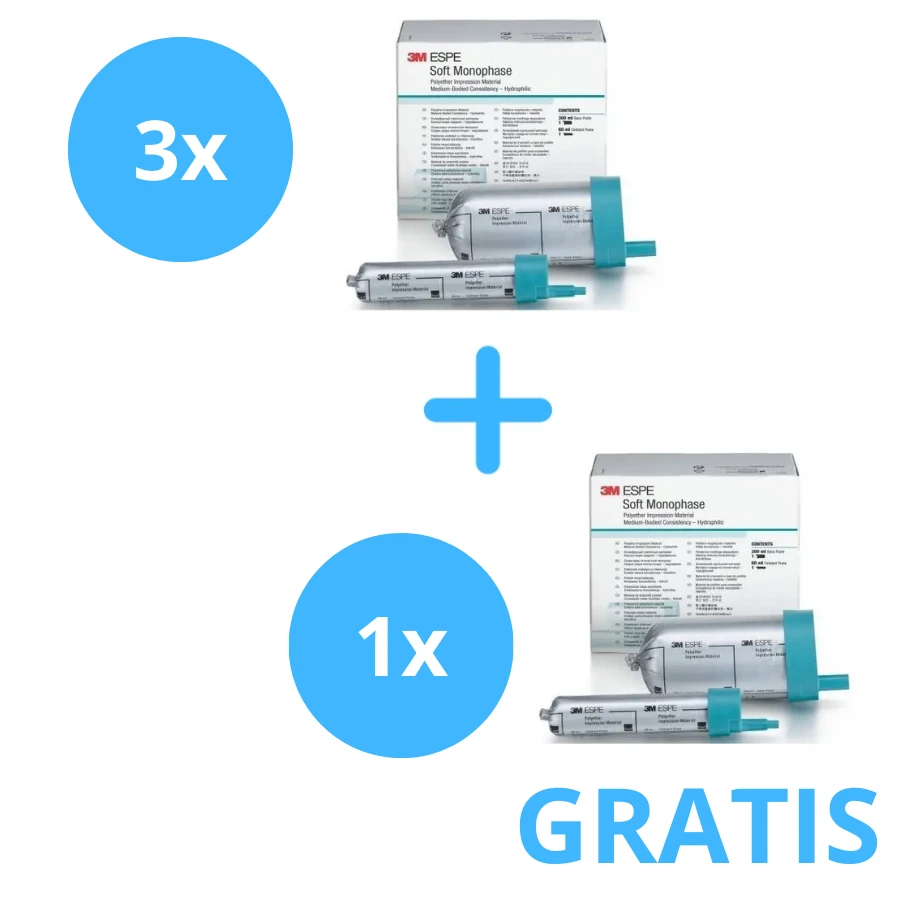 3 x Monophase/Monophase Soft + Gratis 1 x Monophase/Monophase Soft