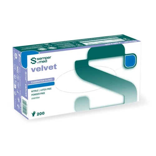 RĘKAWICE NITRYLOWE VELVET Opakowanie 200 szt