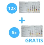 12 x Protaper Gold ( 6 sztukowe ) + Gratis  6x ProTaper Gold   ( 6 sztukowe )