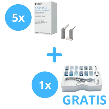 5x SDR ® Plus Eco (50 kompiul) + Gratis Palodent ® V3 Intro Kit