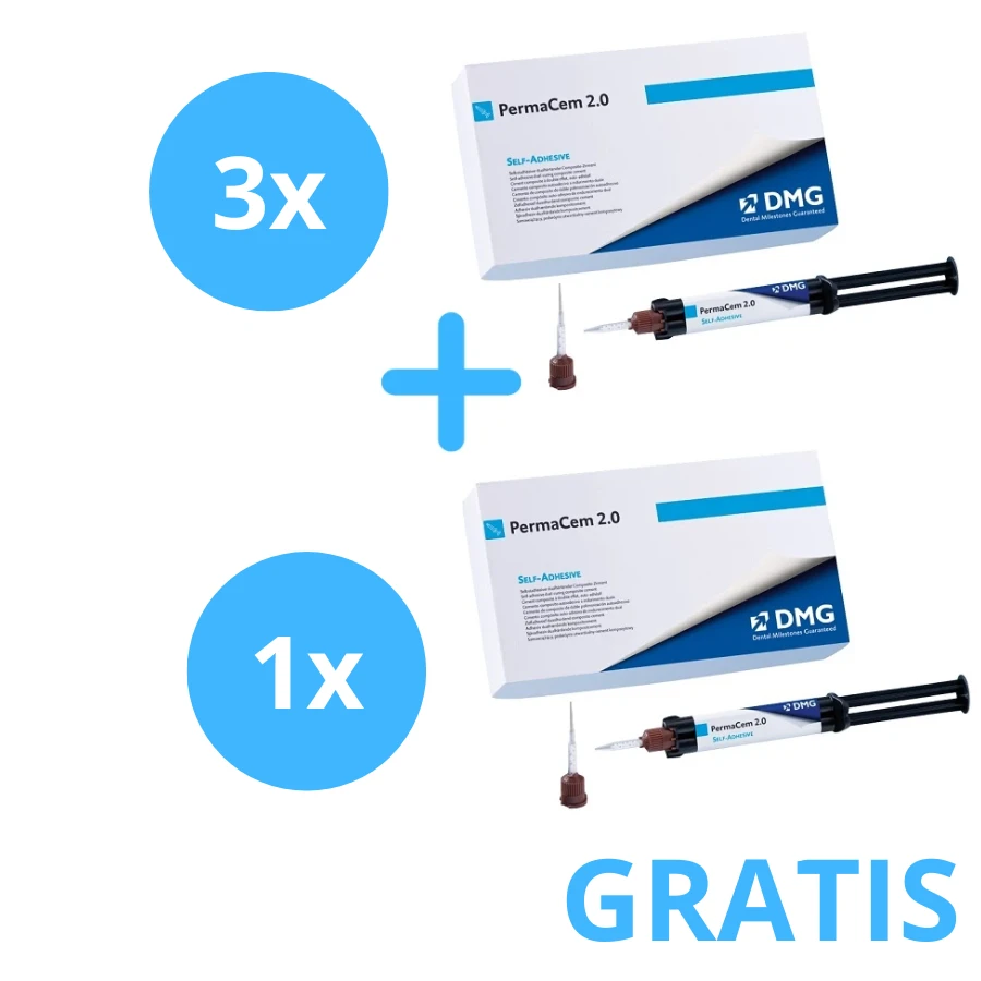 3 x PermaCem Zestaw 2.0 + Gratis 1 x PermaCem 2.0 Zestaw w kolorze A2