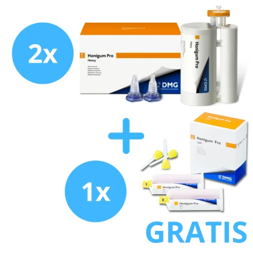 2 x Honigum Pro Heavy + Gratis 1 x Honigum Pro Light 2 x 50ml lub Honigum Pro Light Fast 2x50ml