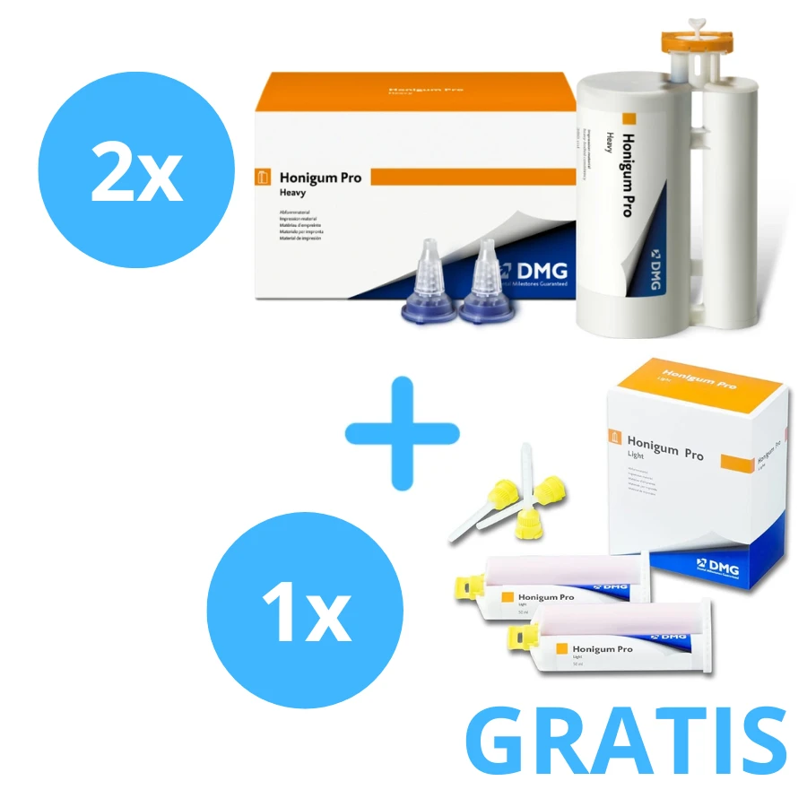 2 x Honigum Pro Heavy + Gratis 1 x Honigum Pro Light 2 x 50ml lub Honigum Pro Light Fast 2x50ml