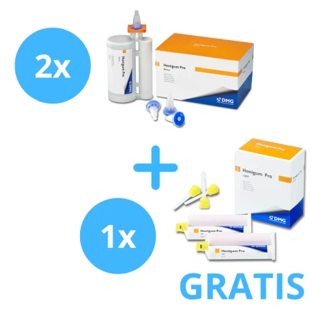 2 x Honigum Pro Mono + Gratis 1 x Honigum Pro Light Fast