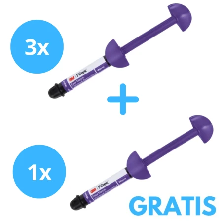 3 x Filtek Easy Match 3M 4g + Gratis 1 x Filtek Easy Match 3M 4g