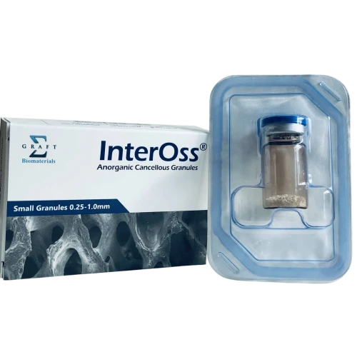 InterOss Materiał Kościozastępczy Pochodzenia Wołowego Franulat Drobny -0.25-1.00 mm -0.5G (OBJĘTOŚĆ)