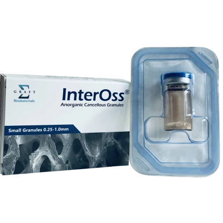 InterOss Materiał Kościozastępczy Pochodzenia Wołowego Franulat Drobny -0.25-1.00 mm -0.5G (OBJĘTOŚĆ)