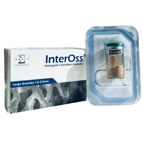 InterOss materiał kościozastępczy pochodzenia wołowego granulat gruby -1.0-2.0mm-1.0g
