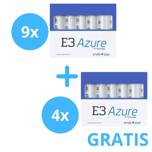 9 x Endostar Azure ( 6sztukowe ) + Gratis 4 x Endostar Azure ( 6 sztukowe )
